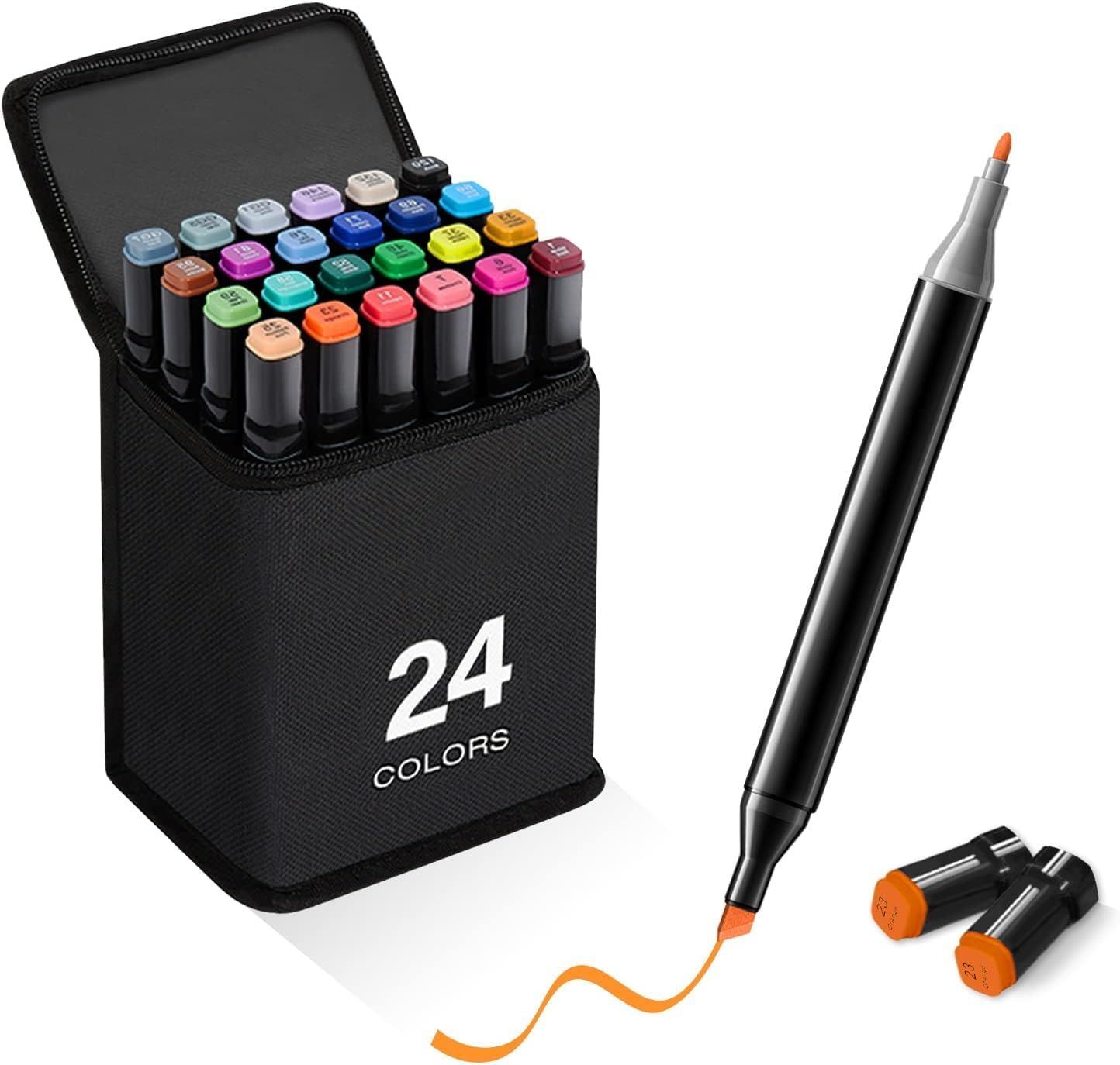 24 PCS COLOR MARKERS PEN