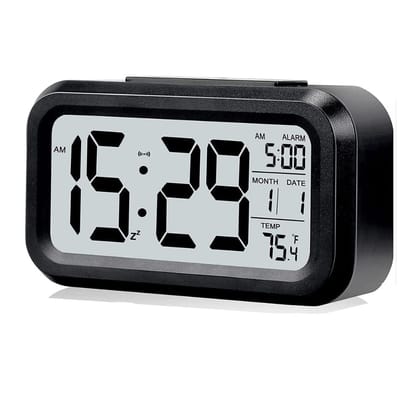 Small Digital Alarm Clock, Battery Operated Small Desk Clocks