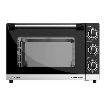 Croma 46 Litres Oven Toaster Grill with 5 Stage Heating (Black)