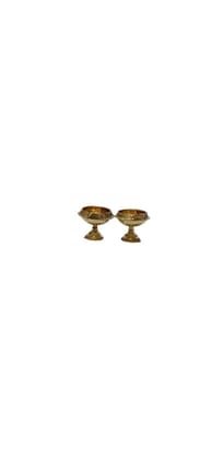 Brass Diya Oil Lamps for Diwali Puja Aarti Mandir Temple Home Decor