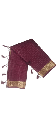  Women's Traditional Indian Silk Saree with Blouse Piece