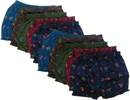 Combo of 5 - Women Daily Wear Superior Printed Bloomer Panties - Multi-colour