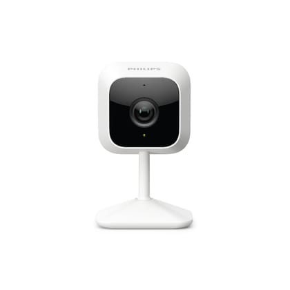 PHILIPS Security Camera | Baby Monitoring WiFi CCTV Camera | Full HD 2MP | 2-Way Talk | Motion Detect | Night Vision| SD Card | AES-128bit Encryption | 2 Year Brand Replacement Warranty