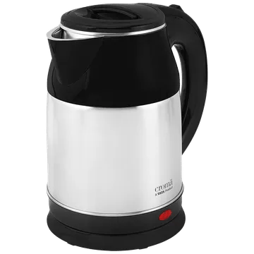 Croma 1500 Watt 1.8 Litre Electric Kettle with Auto Shut-off (Black and Silver)