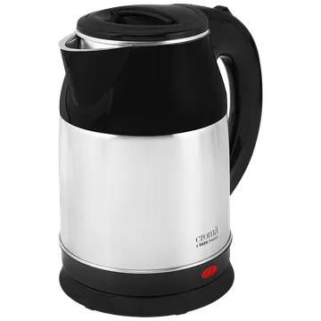 Croma 1500 Watt 1.8 Litre Electric Kettle with Auto Shut-off (Black and Silver)