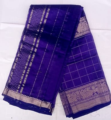 Women's Traditional Indian Silk Saree with Blouse Piece