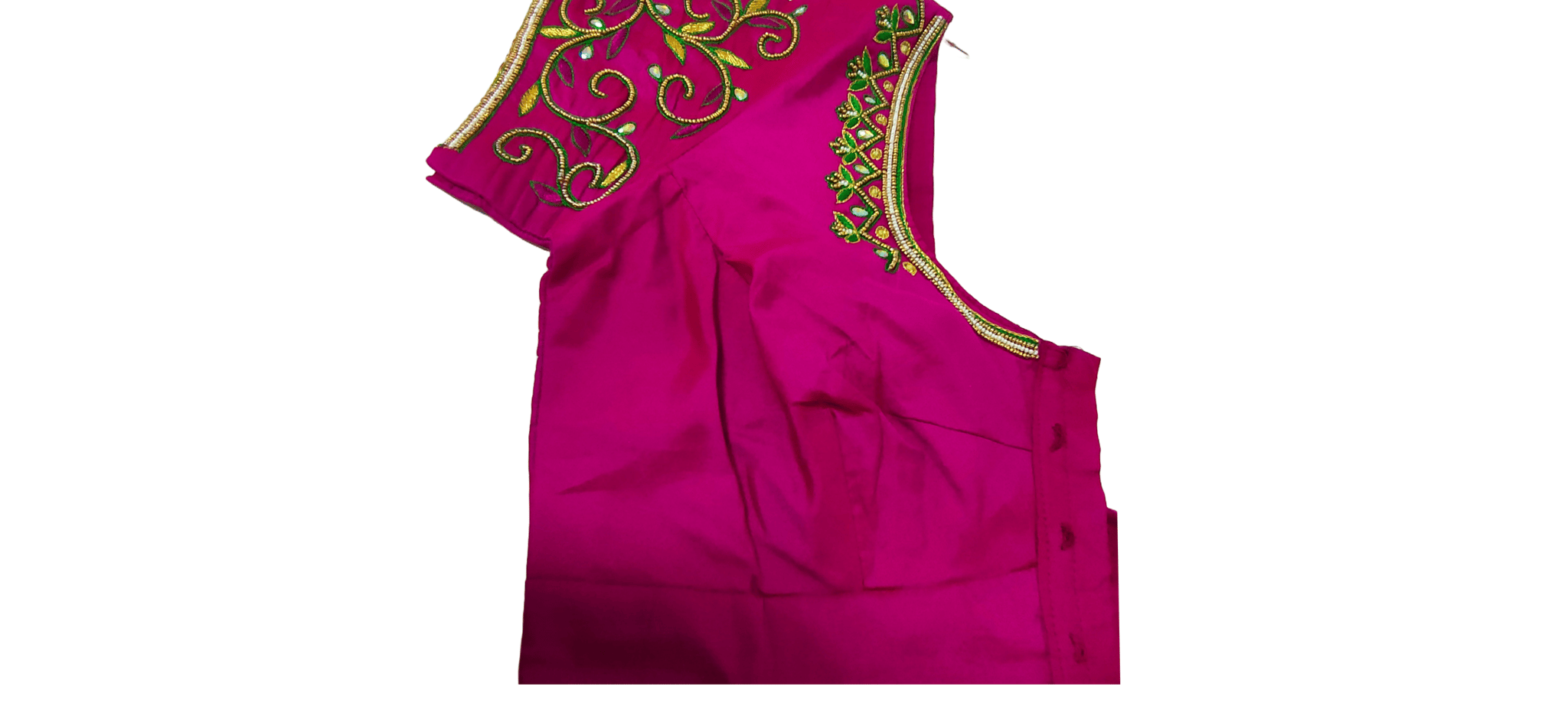 Readymade Pink Color Embroidery Work Blouse