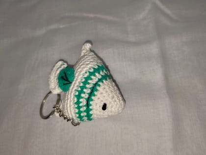 Handmade Crochet Fish Key chain