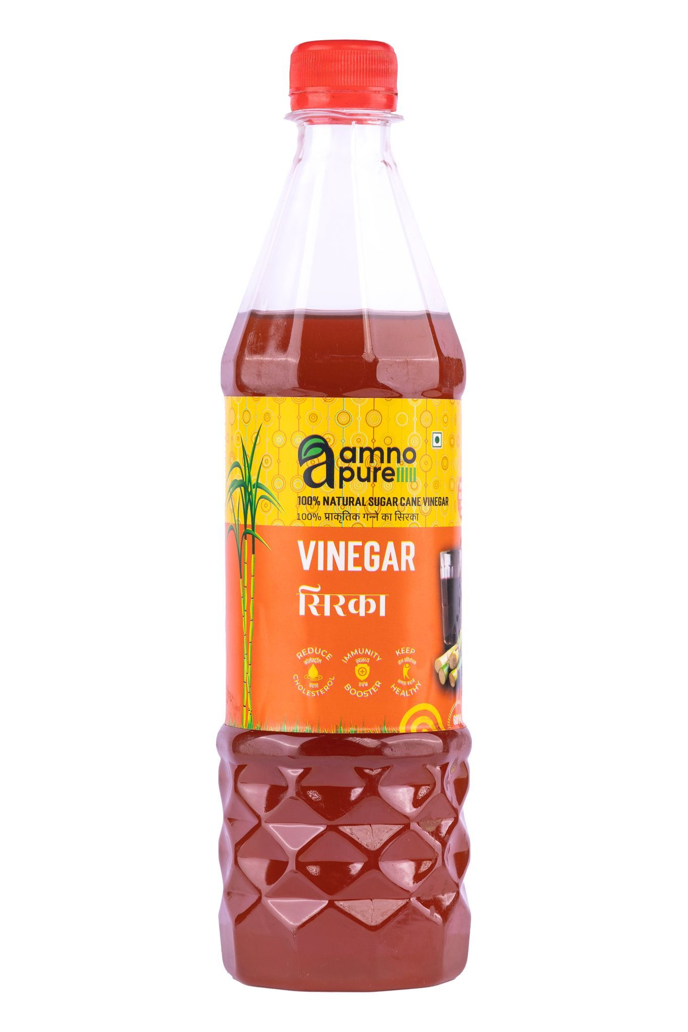 Amno Pure Vinegar Natural Sugar Cane-600ML Bottle