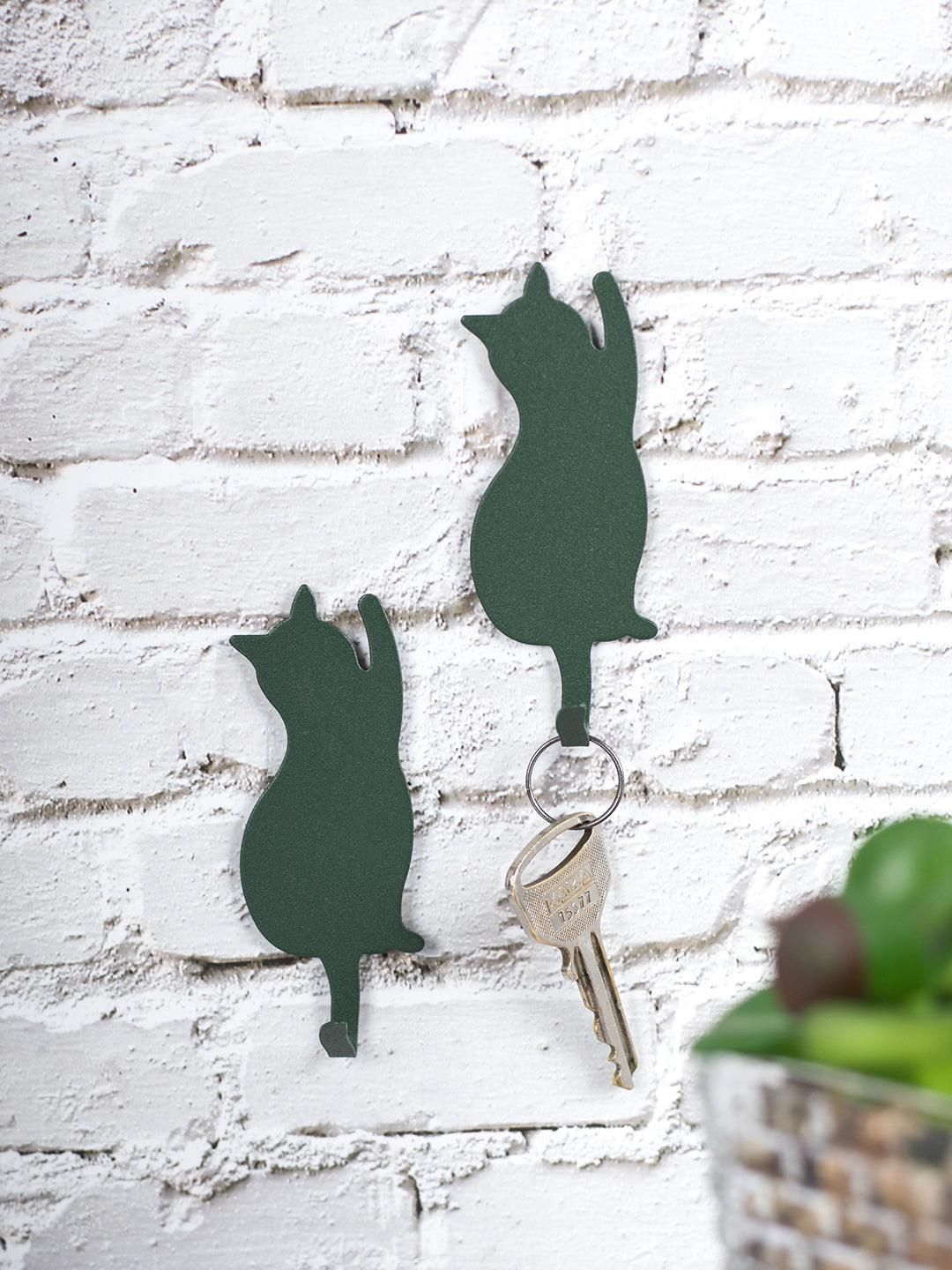 Market99 Cat Shaped Mild Steel Sticky Hooks