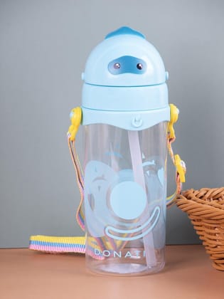 Donati Sipper, for Kids, Bottle, Blue, Plastic, 500 mL