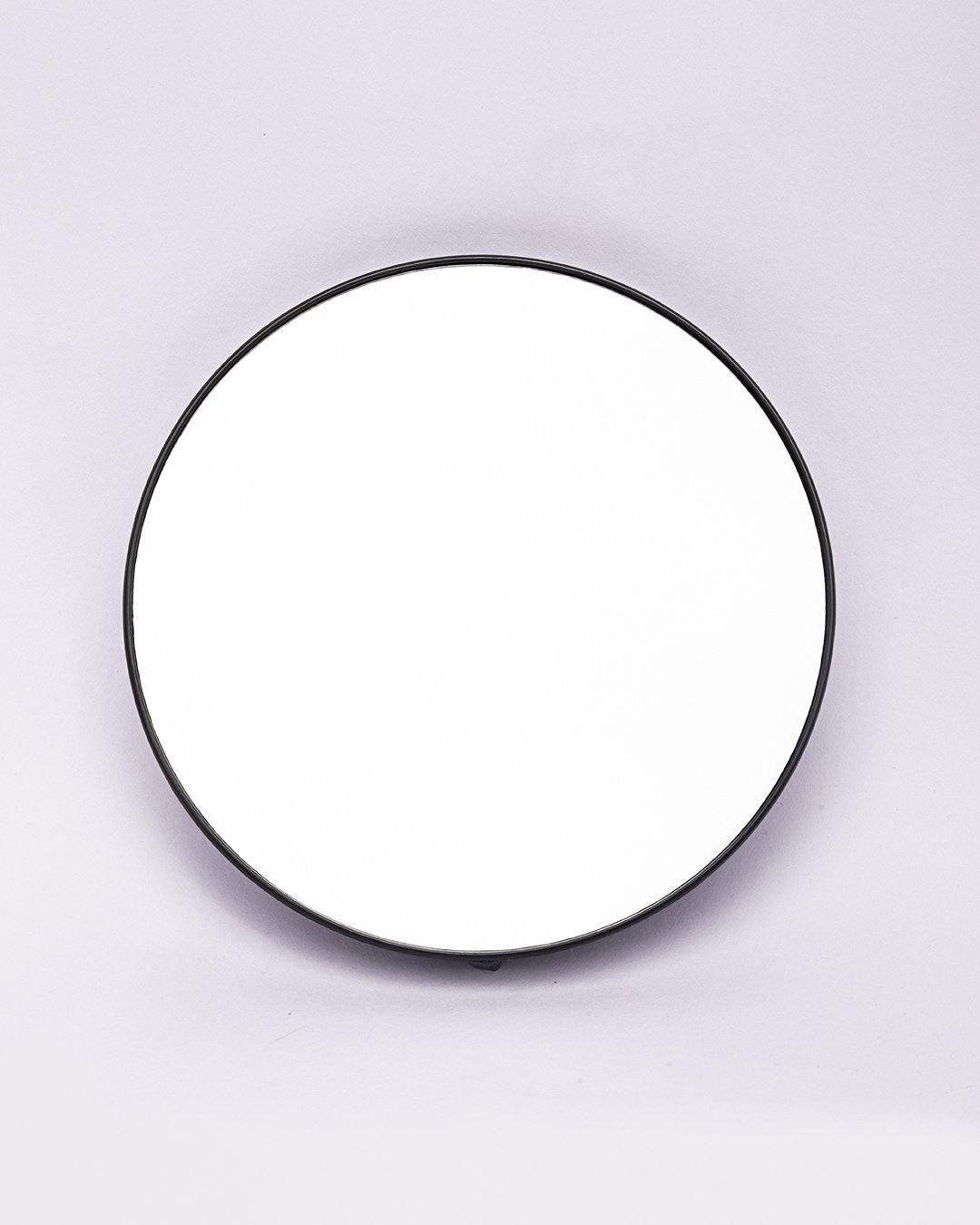 Hand Mirror, Silver, Plastic