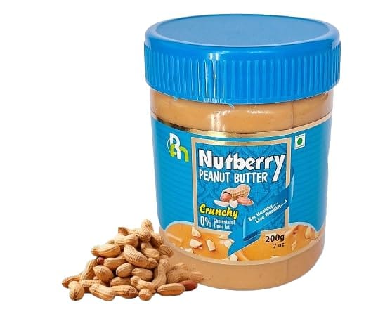 NUTBERRY PEANUT BUTTER COMBO OFFER 400GM CLASSIC CREAMY AND 200GM CLASSIC CRUNCHY NET WT 600GM JAR EAT HEALTHY LIVE HEALTHY Tasty & Healthy Nut Butter| 25 g Protein Per 100g | High in Protein Spread, Energy Booster Cholesterol Free