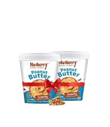 PEANUT BUTTER CRUNCHY 500gm + PEANUT BUTTER CRUNCHY 500gm