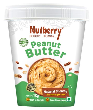 Nutberry Peanut Butter Creamy Natural 1 kg