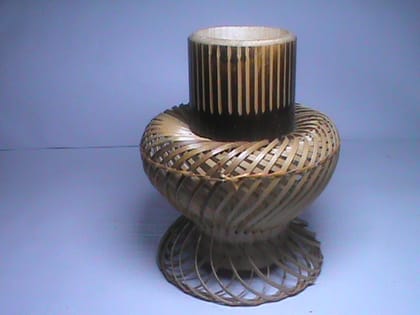  Handcrafted Bamboo Flower Vase