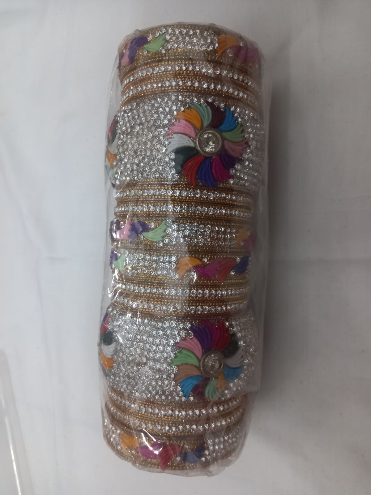 Multi colour Bridal Chura Set