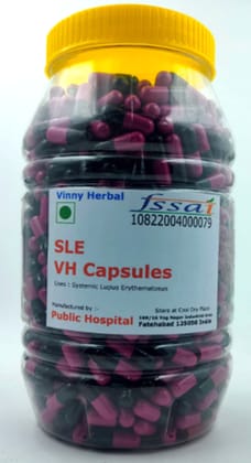 SLE VH Herbal Supplement Capsules 600 Caps Jar