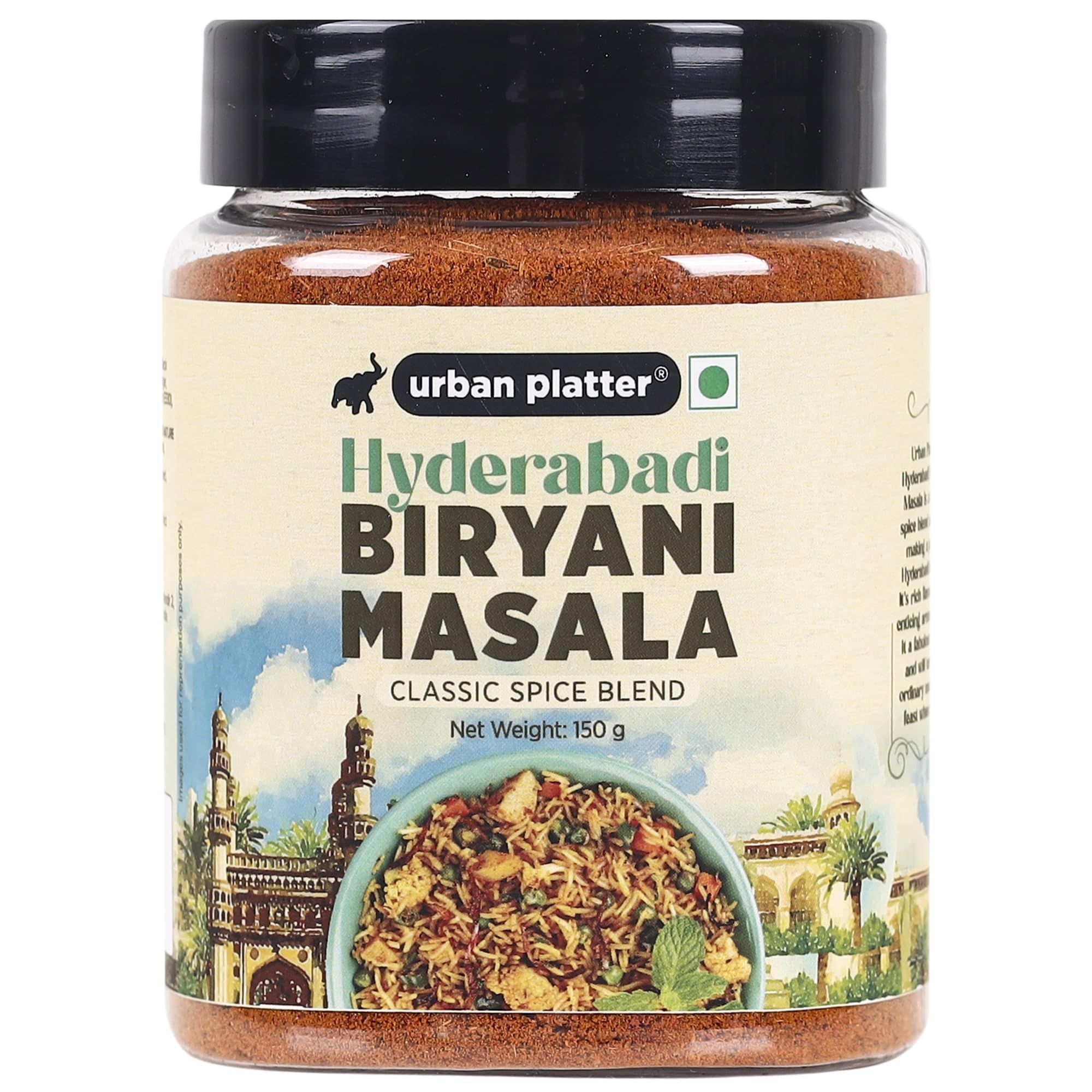 Urban Platter Hyderabadi Biryani Masala, 150g / 5oz [Aromatic, Spicy, Flavourful]