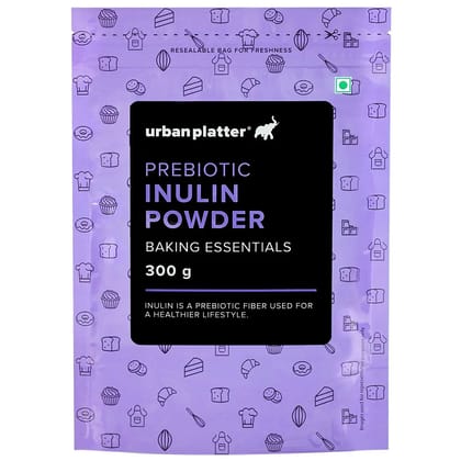 Urban Platter Inulin Powder, 300g [Fructo Oligo Saccharides, Prebiotic & Rich in Fiber, FOS]