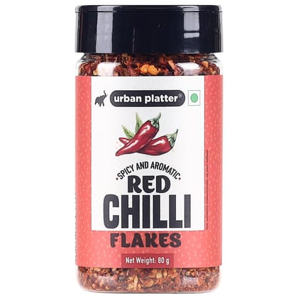 Urban Platter Dried Red Chilli Flakes, 80g