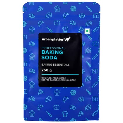 Urban Platter Baking Soda, 250g [Food Grade Sodium Bicarbonate, Perfect for Baking / Cooking / Cleaning, Triple Refined]