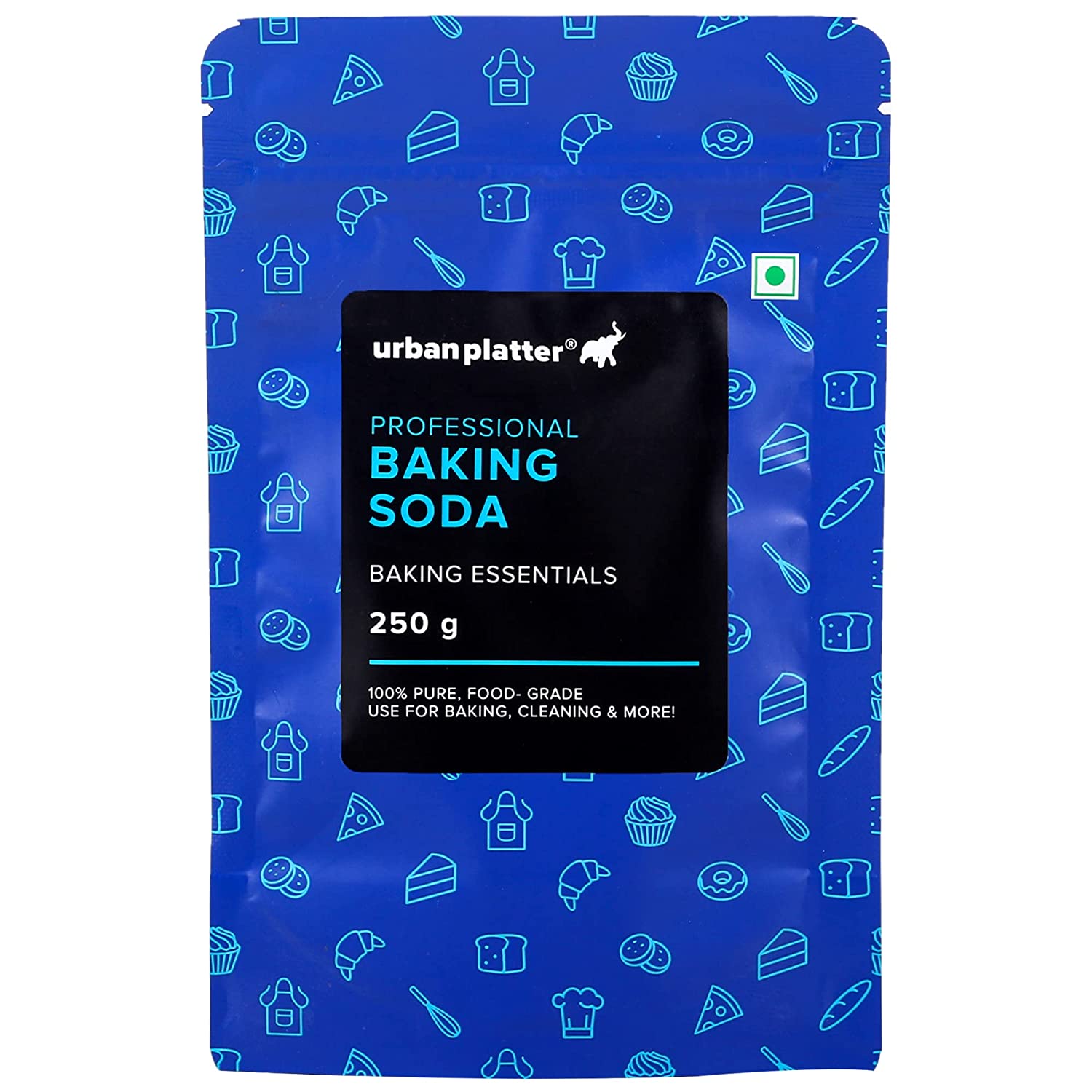 Urban Platter Baking Soda, 250g [Food Grade Sodium Bicarbonate, Perfect for Baking / Cooking / Cleaning, Triple Refined]