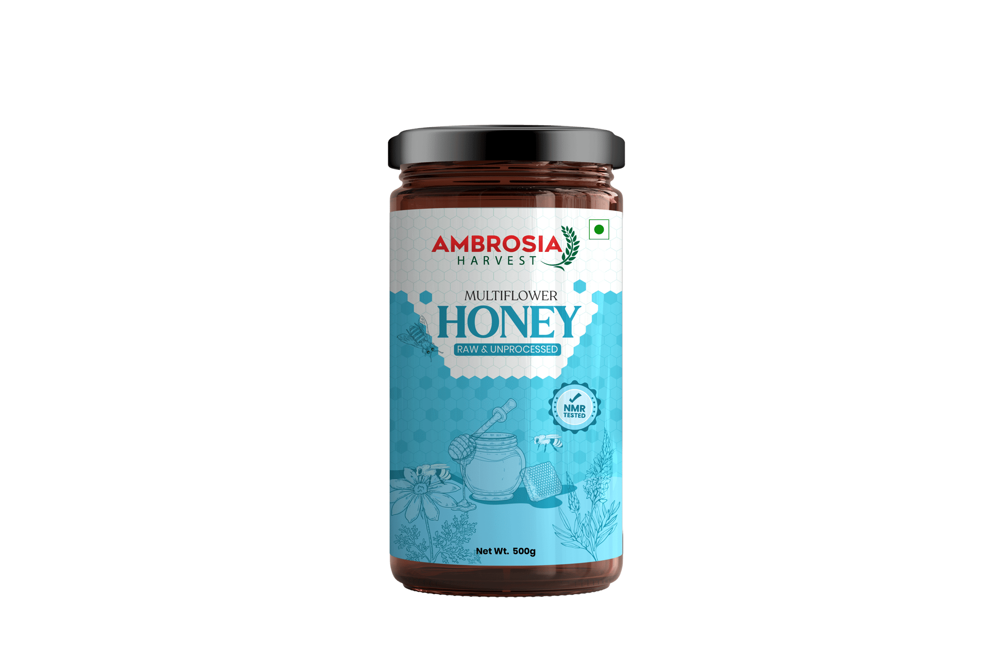 Multi-Flower Honey 500g (Raw & Unprocessed)