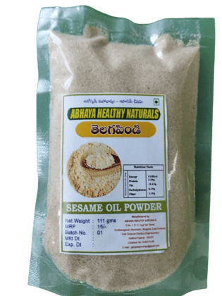 Sesame Oil Powder - Abhaya Healthy Naturals " 111 gms