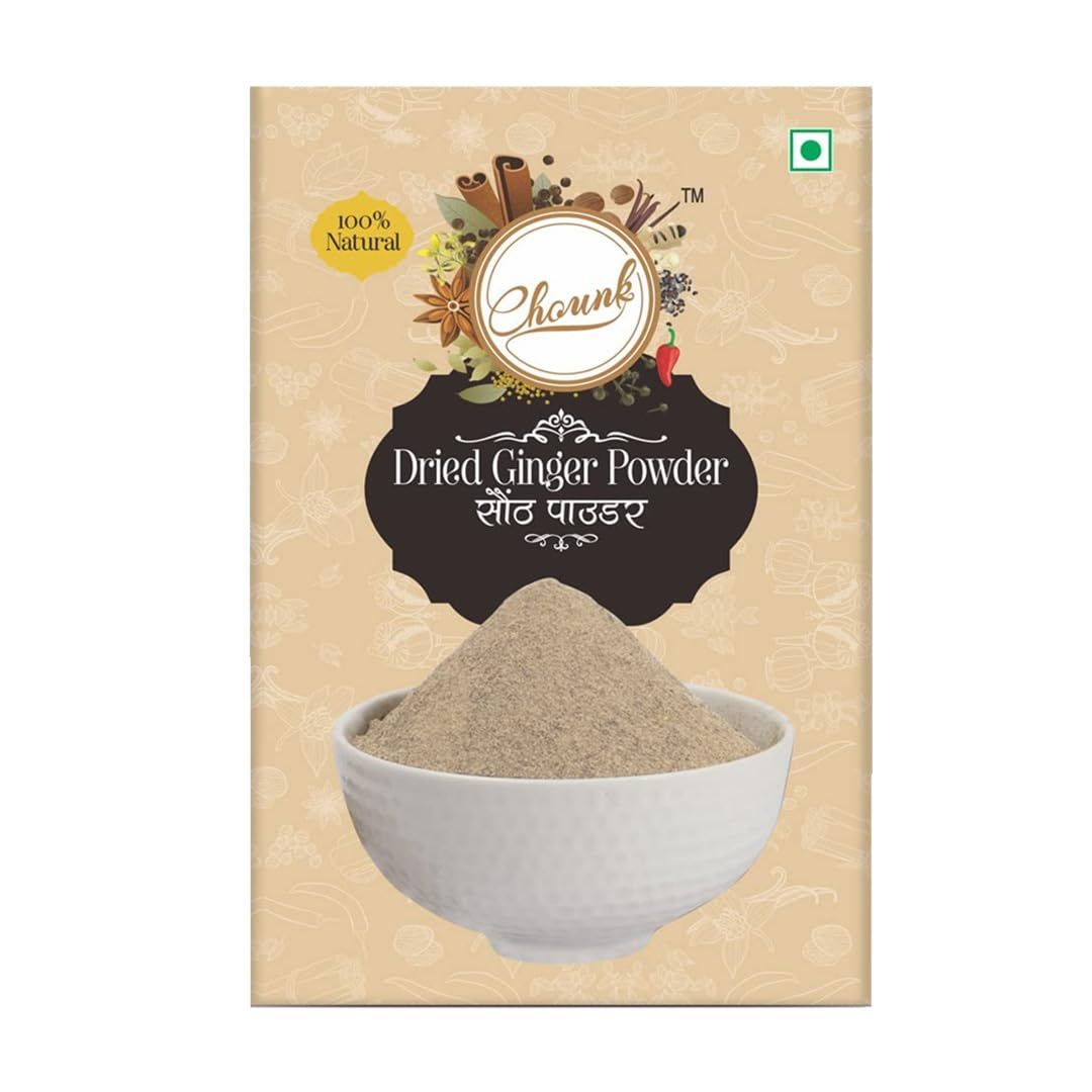 Chounk Dry Ginger Powder Masala Preservatives Free Sonth Powder