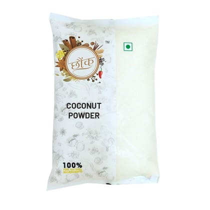 Chounk Dessicated Coconut Powder for Cooking, Nariyal Burada, Dry Copra Powder | No Preservatives | Chemical Free | Fresh | Bleach Free -