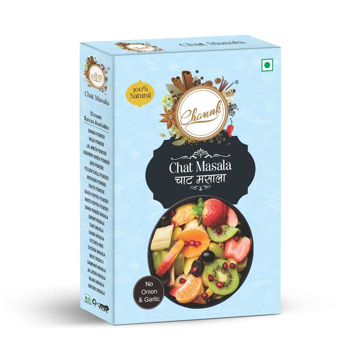 Chounk Chat Masala Powder Ready to Eat Chaat Masala Tasty Powder Masala with Natural Ingredients