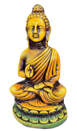 Terracotta Handcrafted Buddha Statue for Home Decor (1 Feet)