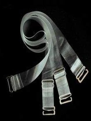 A18 CLEAR WOMEN'S SYNTHETIC BRA STRAP