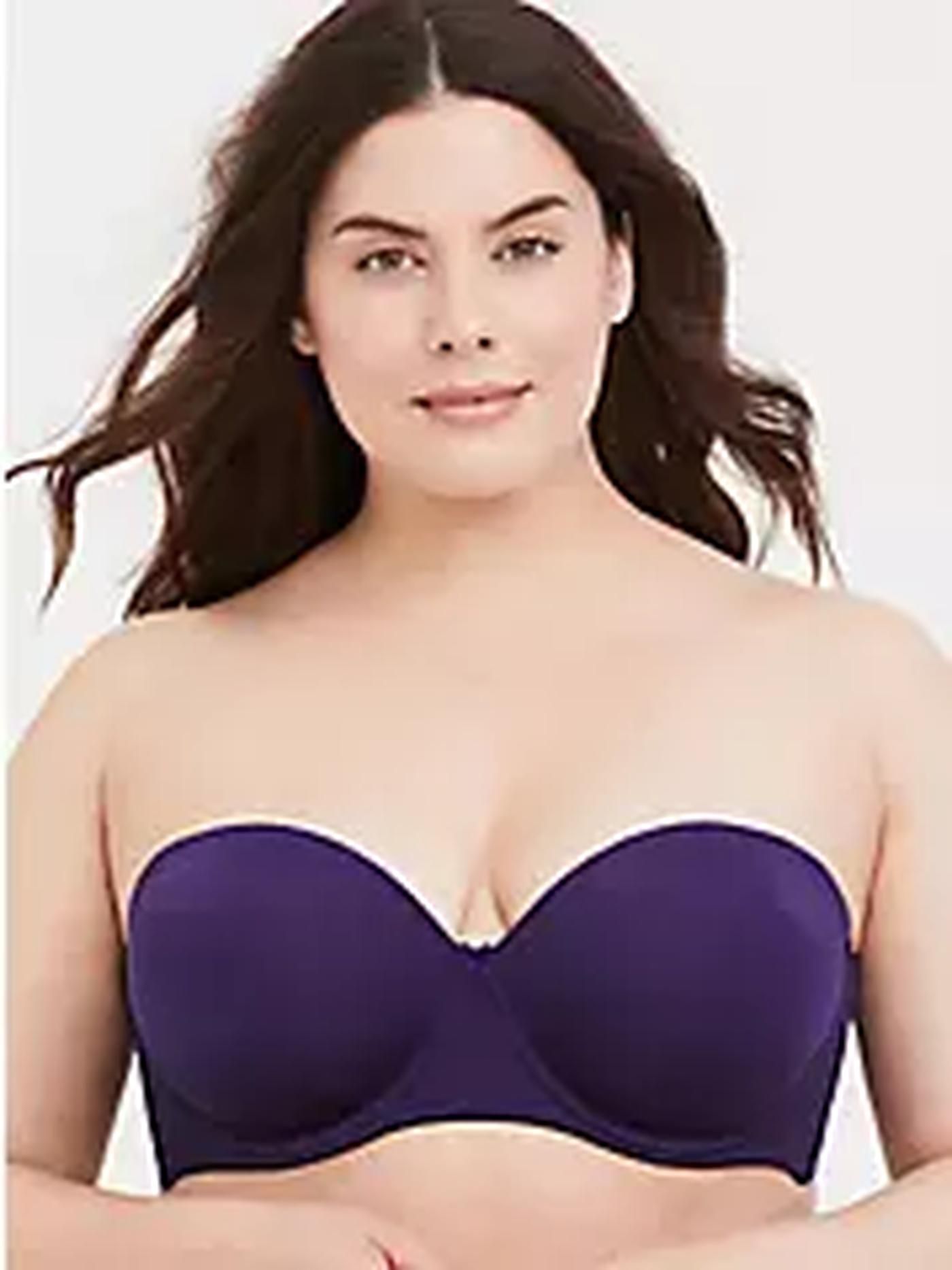 Off Shoulder Strapless Underwire Support Top Less Bra