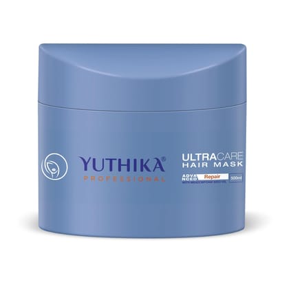 Yuthika Professional Ultra Care Hair Mask 500ml, Professional Hair Mask for Dull, Dry and Brittle hair, Advanced Hair Repair Mask