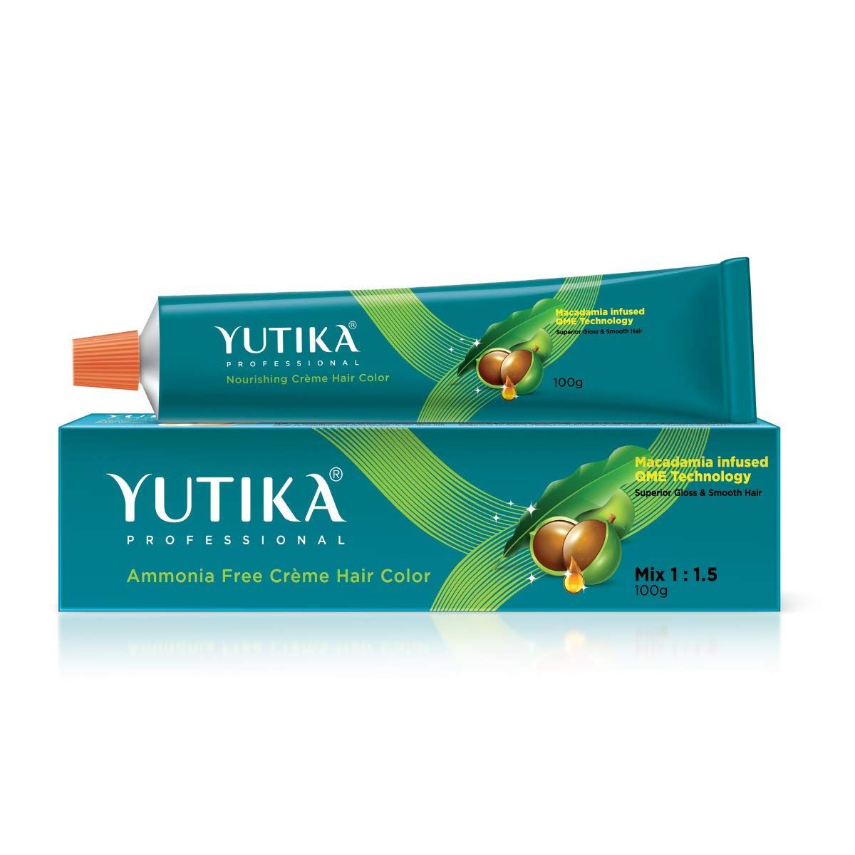 Yuthika Professional Creme Hair Color 7.83 Chocolate Golden Blonde 100gm, Permanent Hair Colour, Salon Hair Colour