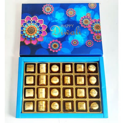 Home made "Diwali Special Assorted Chocolate Box - 24 pcs"