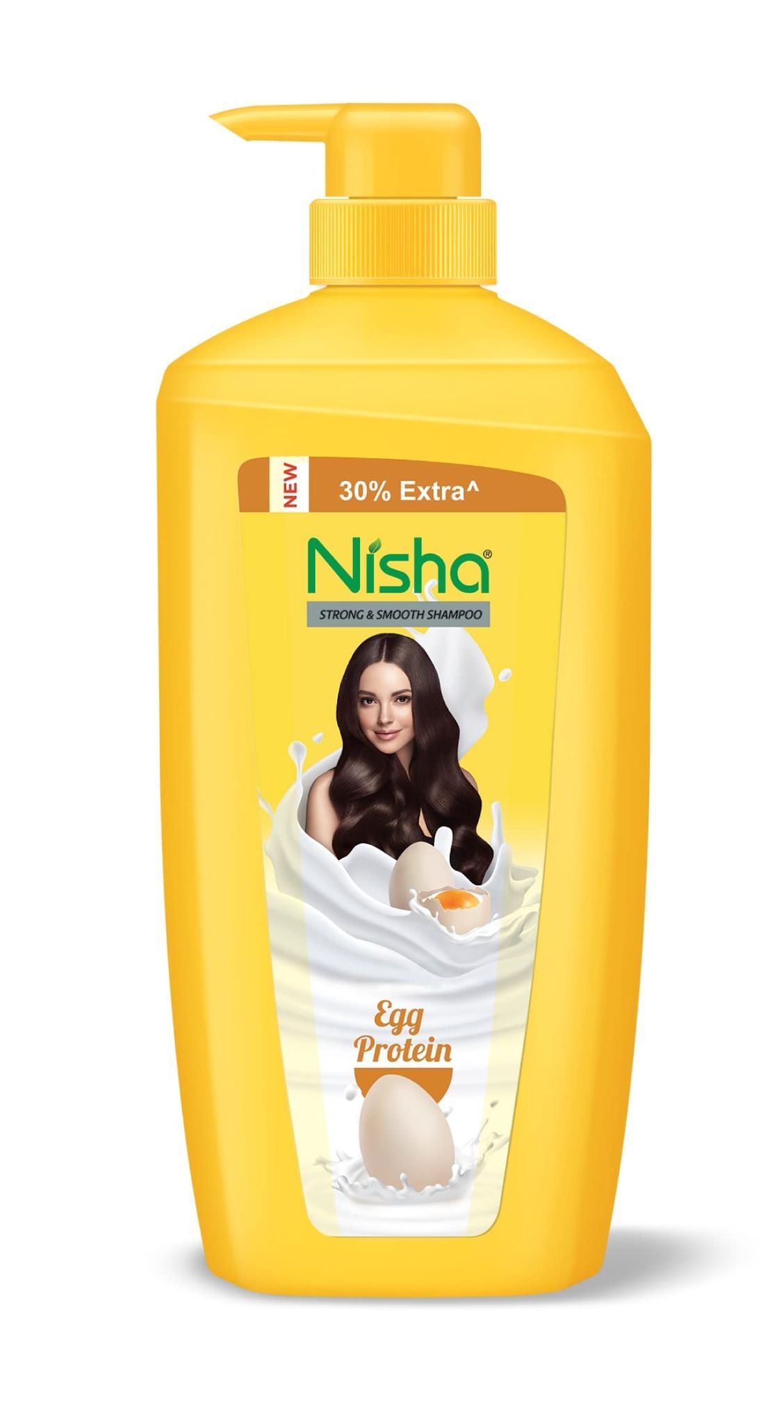 Nisha Egg Protein Shampoo for Strong & Smooth Hair 650ml