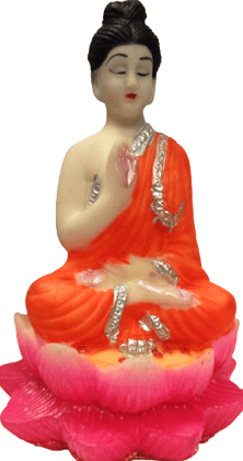 Handcrafted Sitting Buddha Statue Figurine for Home Decor and Meditation-1 Piece