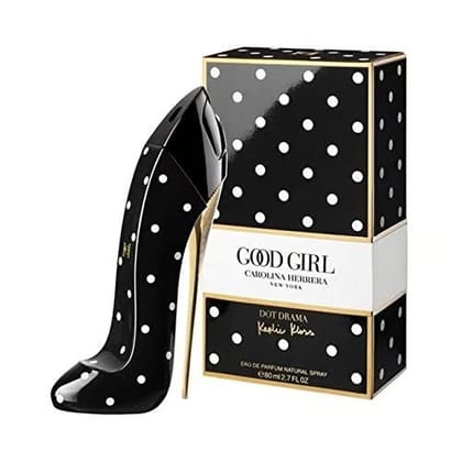 Carolina Herrera Good Girl Dot Drama Black Eau De Parfum for Women 80ml Seductive & Floral Fragrance, Best Perfume for Women