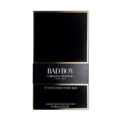 Carolina Herrera Bad Boy Eau De Toilette 100ml Men's Perfume