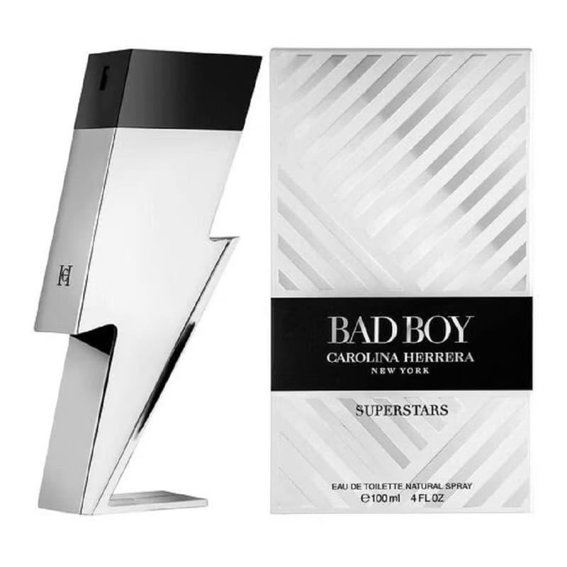 Carolina Herrera Bad Boy Superstars, Eau de Toilette, 100ml, 3.4 fl oz, Men's Perfume