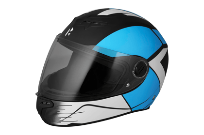 Hero Genuine Helmet Passion Night Glow Matte Blue & Black - Medium