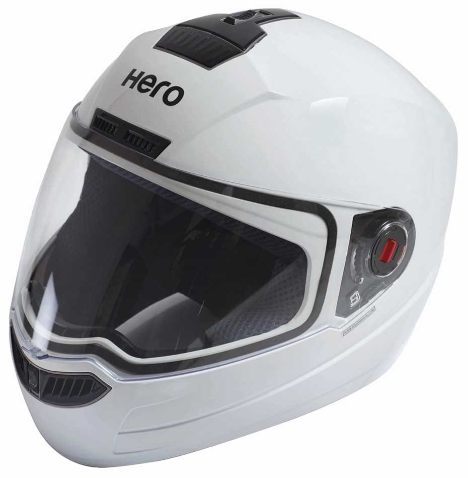 Hero Genuine Helmet Full Face Air White Glossy - Large