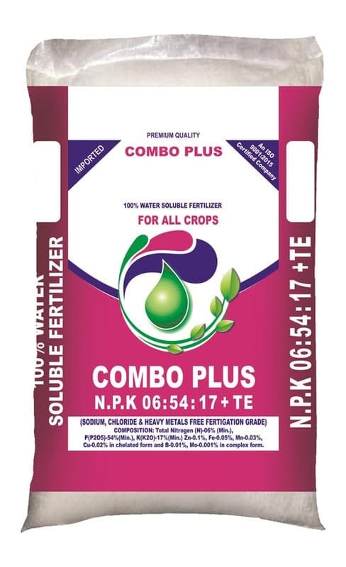 Combo Plus 100% Water Soluble Fertilizer 06:54:17 + TE   -1KG