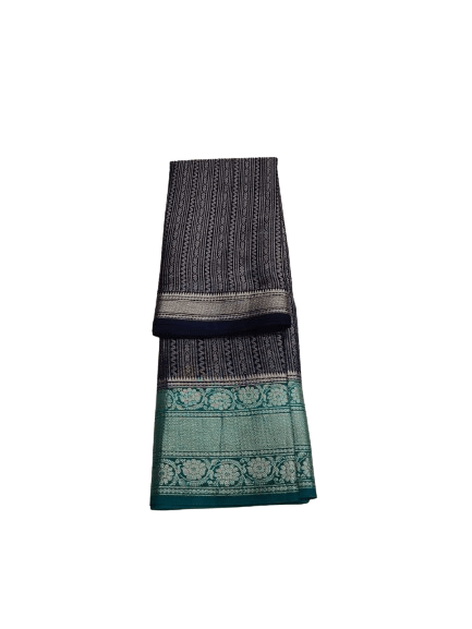  Women's Traditional Indian Saree With Blouse Piece, Ethnic Wear, Wedding Sari