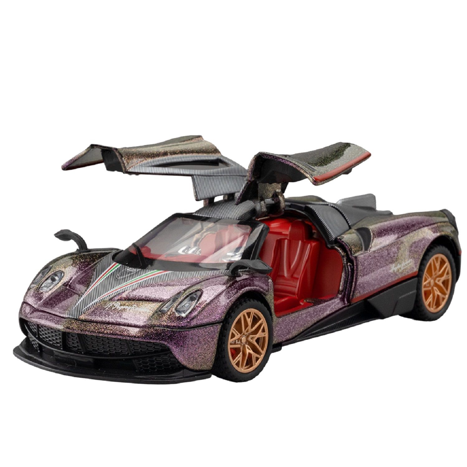 KTRS ENTERPRISE 1:32 Alloy Metal Pull Back Die-cast Car Model Car Pull Back car Super car with Openable Doors with Sound and Light Doors & Light Music Boys Toys for  (PaGarni Fengshen)