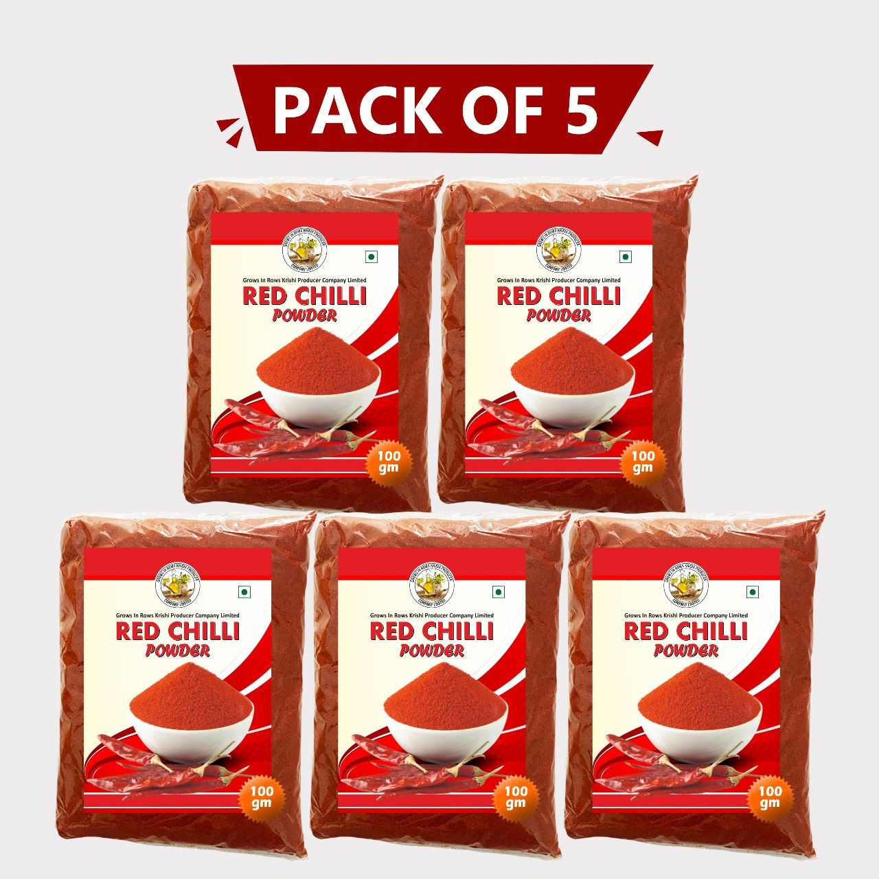 Red Chilli Powder (Pack of 5)