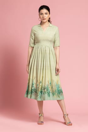 Botanical breezy dress